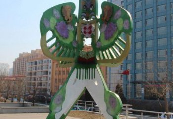 步行街風(fēng)箏雕塑 游樂場(chǎng)雕塑 鑄造景觀雕塑