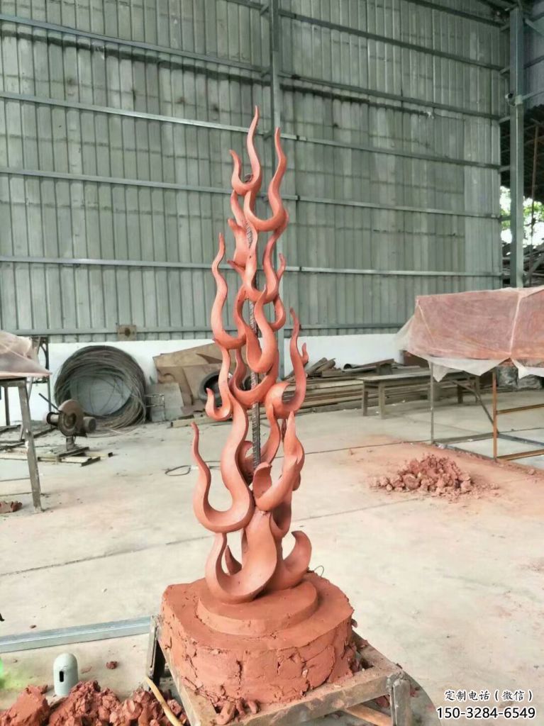 公園火把雕塑 鏡面公園星火相傳主題 星火頭雕塑 公園火把雕塑 鏡面公園星火相傳主題 星火頭雕塑