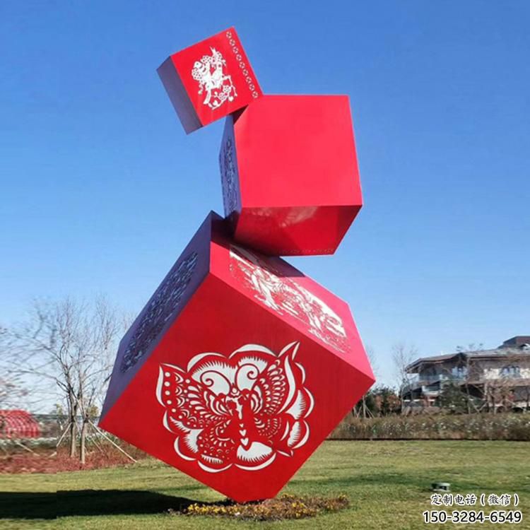 房地產立方體雕塑 現代幾何體雕塑 幾何雕塑 房地產立方體雕塑 現代幾何體雕塑 幾何雕塑