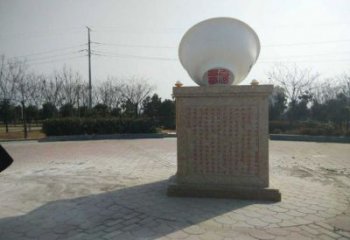 彩繪大碗雕塑 雕塑 街頭飯碗雕塑