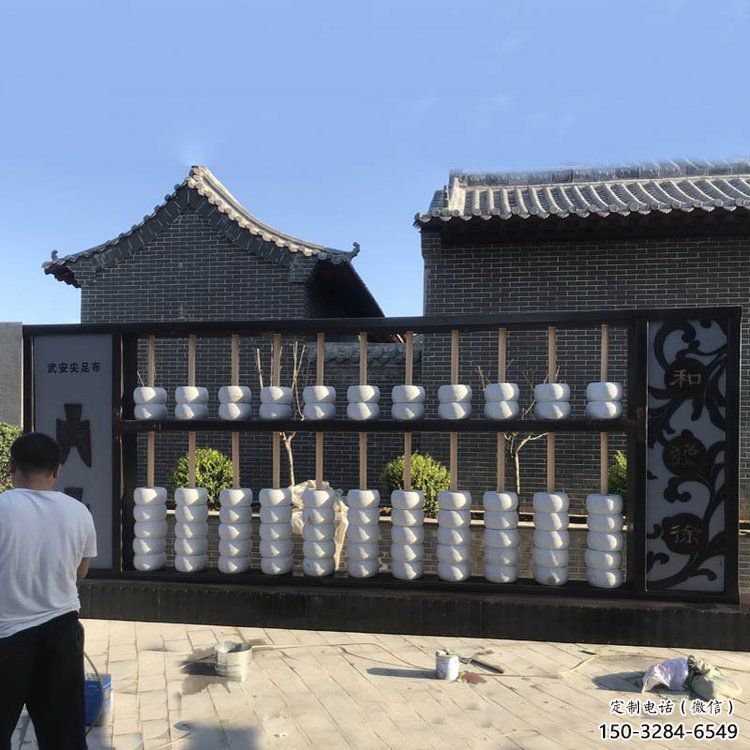 賓館珠算雕塑 烤漆大型擺件 歐式雕塑 賓館珠算雕塑 烤漆大型擺件 歐式雕塑