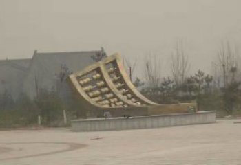 廣場珠算雕塑 抽象景觀小品 烤漆雕塑