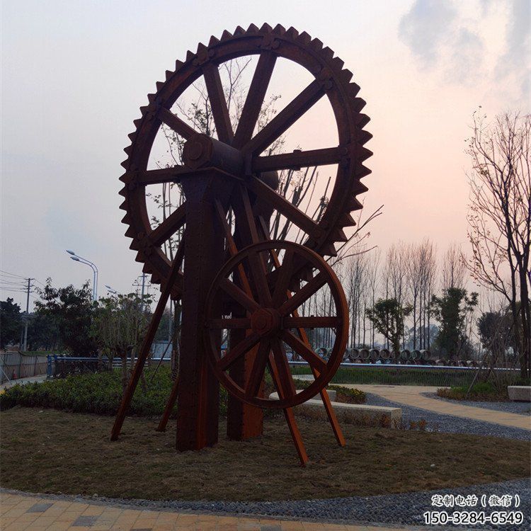 鏤空水車雕塑 噴水園林仿古雕塑 住宅小區(qū)雕塑 鏤空水車雕塑 噴水園林仿古雕塑 住宅小區(qū)雕塑
