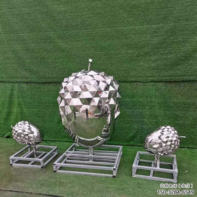 戶外松塔雕塑 噴漆松果造型 燈光雕塑 戶外松塔雕塑 噴漆松果造型 燈光雕塑