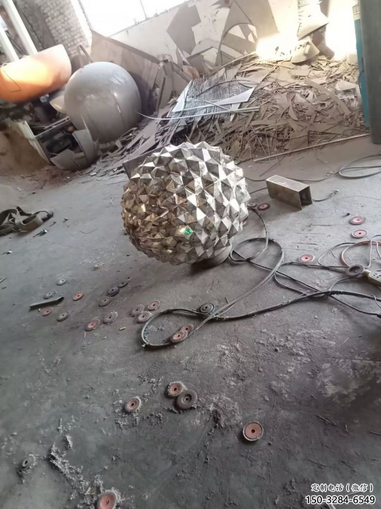 烤漆松塔雕塑 鋼管松果造型 室內雕塑 烤漆松塔雕塑 鋼管松果造型 室內雕塑