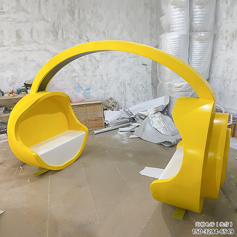 庭院耳麥雕塑 公園耳機(jī)雕塑 鍛造音樂(lè)雕塑 庭院耳麥雕塑 公園耳機(jī)雕塑 鍛造音樂(lè)雕塑