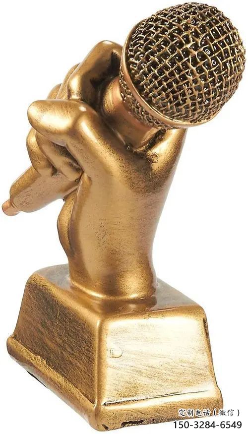 步行街麥克風雕塑 游樂場音樂雕塑 鑄造話筒雕塑 步行街麥克風雕塑 游樂場音樂雕塑 鑄造話筒雕塑