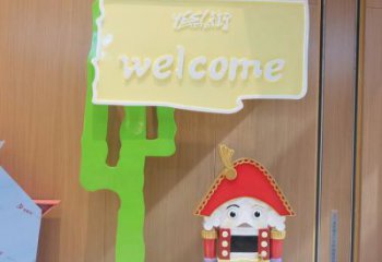 街道撲克雕塑 現(xiàn)代撲克牌雕塑 彩繪雕塑