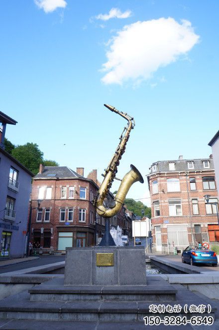 仿真薩克斯雕塑 電鍍現代樂器雕塑 部隊西方樂隊雕塑 仿真薩克斯雕塑 電鍍現代樂器雕塑 部隊西方樂隊雕塑