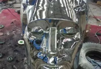 抽象薩克斯雕塑 啞光樂器雕塑 室內(nèi)西方樂隊雕塑