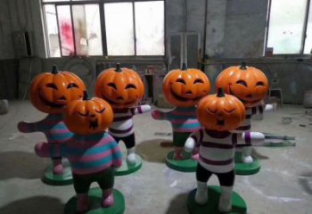 街道骷髏雕塑 現代鬼怪雕塑 彩繪骷髏頭雕塑