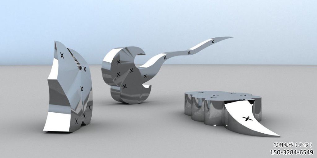 鏡面如意雕塑 烤漆大型雕塑 彩繪建筑雕塑 鏡面如意雕塑 烤漆大型雕塑 彩繪建筑雕塑