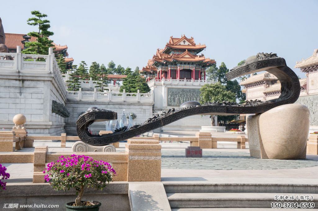 噴漆如意雕塑 中式村口建筑雕塑 草地雕塑 噴漆如意雕塑 中式村口建筑雕塑 草地雕塑