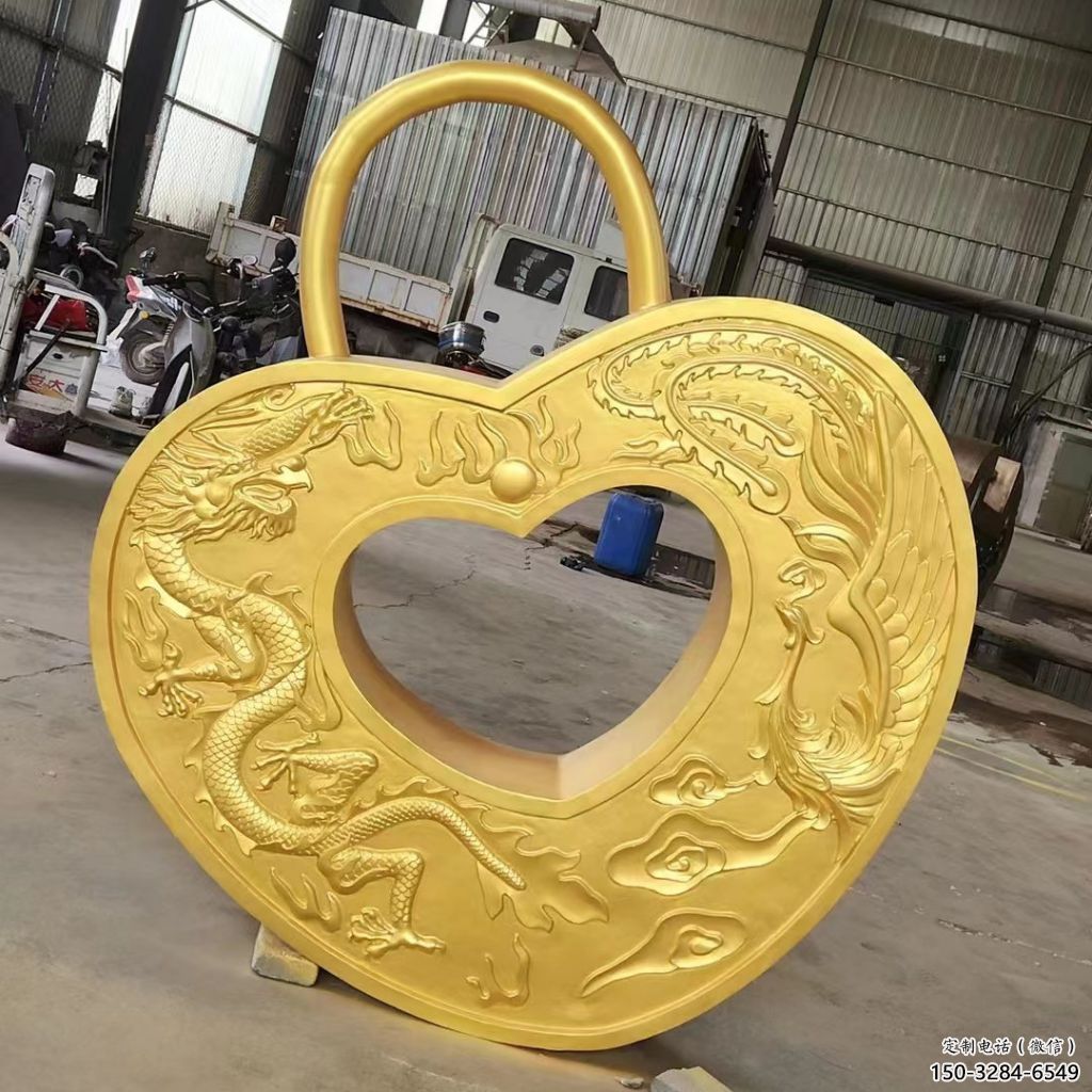 戶外鎖子雕塑 噴漆同心鎖雕塑 燈光雕塑 戶外鎖子雕塑 噴漆同心鎖雕塑 燈光雕塑