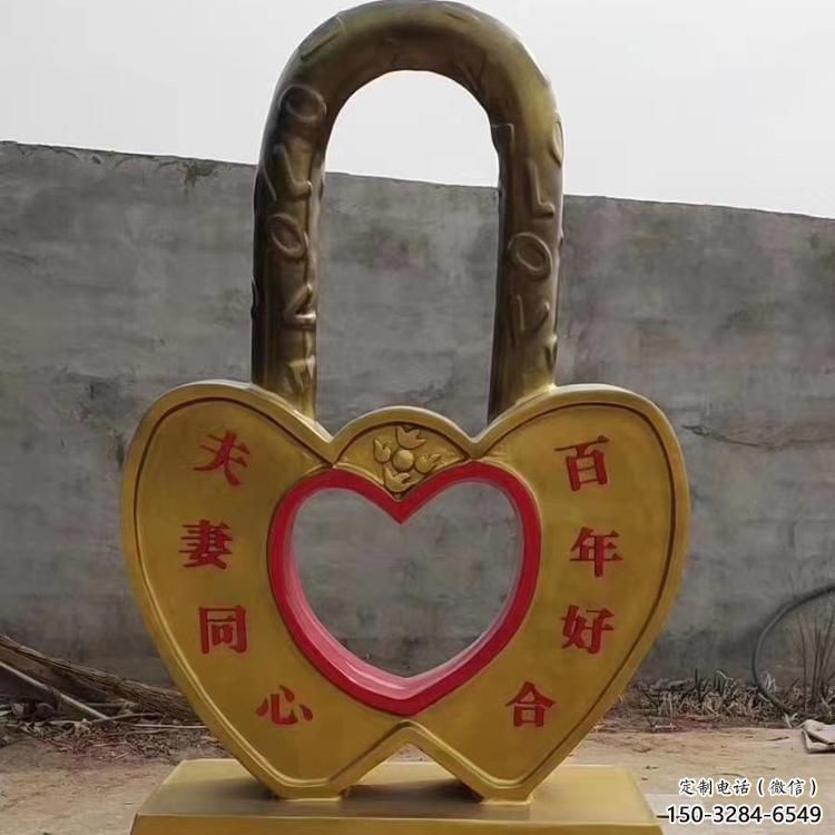 街頭鎖子雕塑 大型別墅區雕塑 鋼管同心鎖雕塑 街頭鎖子雕塑 大型別墅區雕塑 鋼管同心鎖雕塑