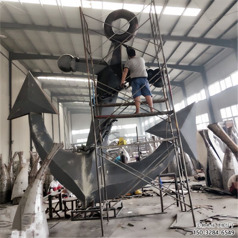 彩繪船錨雕塑 景觀雕塑 街頭碼頭雕塑 彩繪船錨雕塑 景觀雕塑 街頭碼頭雕塑