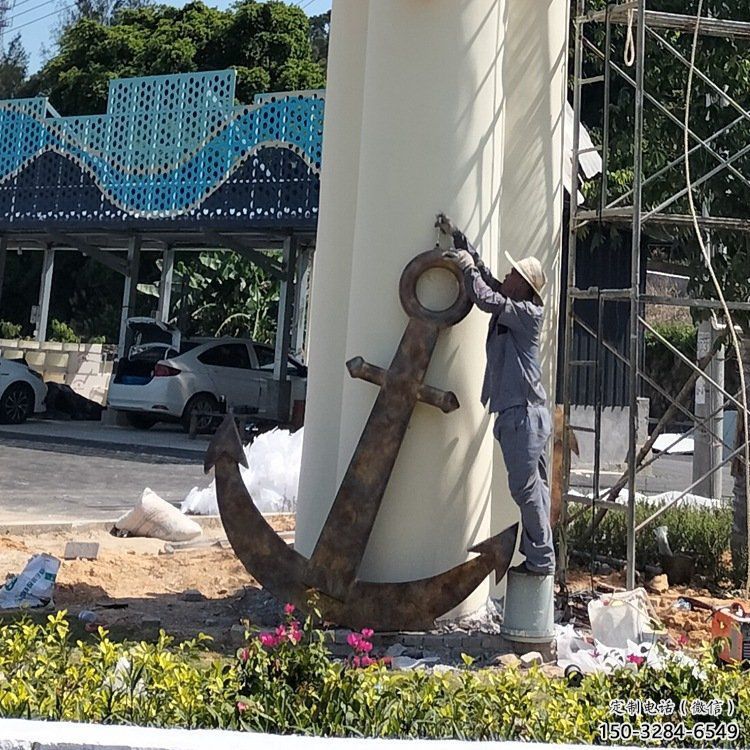 景觀船錨雕塑 剪影碼頭雕塑 商業街雕塑 景觀船錨雕塑 剪影碼頭雕塑 商業街雕塑