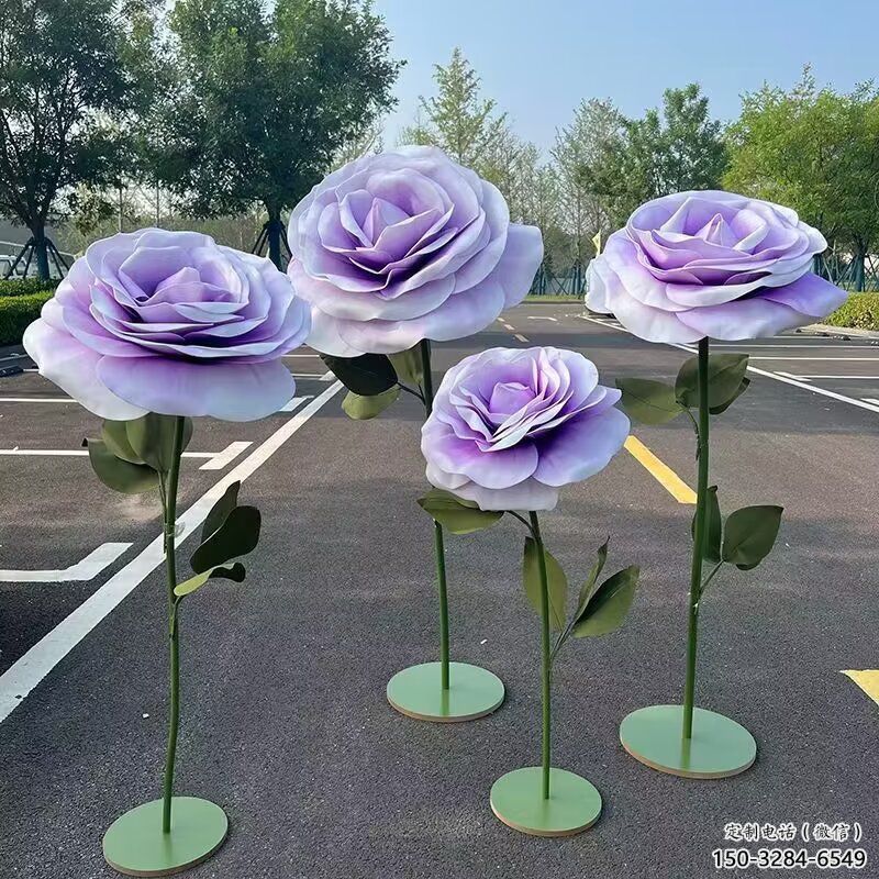 鍛造月季花雕塑 景觀花朵雕塑 戶外花卉雕塑 鍛造月季花雕塑 景觀花朵雕塑 戶外花卉雕塑