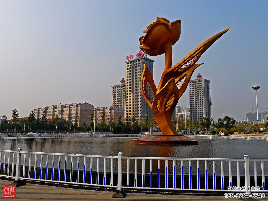 仿古月季花雕塑 騰飛花卉雕塑 房地產花朵雕塑 仿古月季花雕塑 騰飛花卉雕塑 房地產花朵雕塑