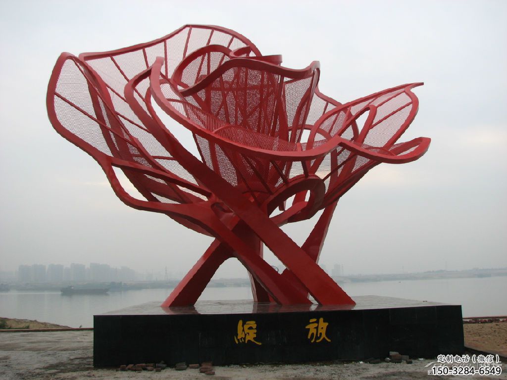 景觀月季花雕塑 烤漆大型花卉雕塑 酒店花朵雕塑 景觀月季花雕塑 烤漆大型花卉雕塑 酒店花朵雕塑