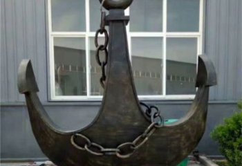 房地產船錨雕塑 剪影碼頭雕塑 鍛造雕塑