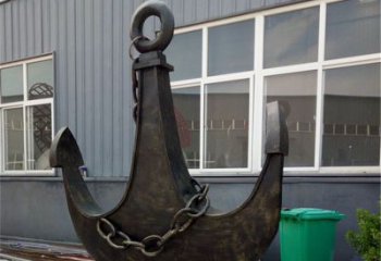 景觀船錨雕塑 彩繪剪紙碼頭雕塑 校園雕塑