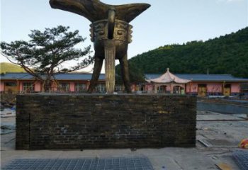 街道酒尊雕塑 現代酒尊杯雕塑 彩繪酒器雕塑