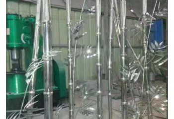 鋼管竹葉雕塑 異形竹類(lèi)雕塑蔬 農(nóng)村植物雕塑