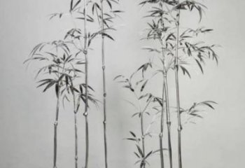 景觀竹葉雕塑 剪影竹類(lèi)雕塑 商業(yè)街植物雕塑