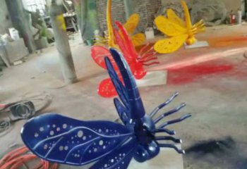 街頭蓮藕雕塑 大型別墅區雕塑 鋼管蓮科雕塑