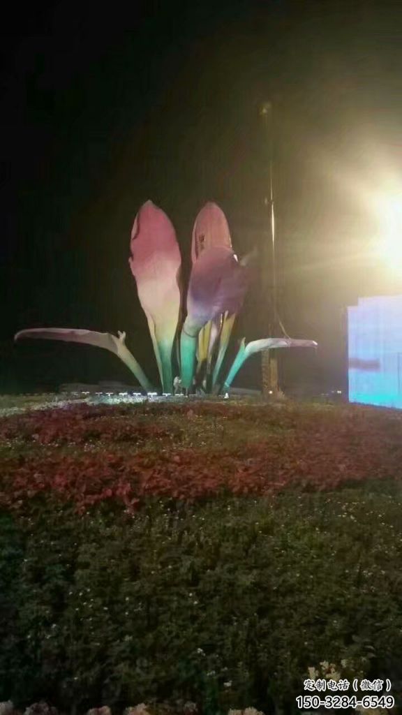 彩繪蘭花雕塑 景觀雕塑 街頭玉蘭花雕塑 彩繪蘭花雕塑 景觀雕塑 街頭玉蘭花雕塑