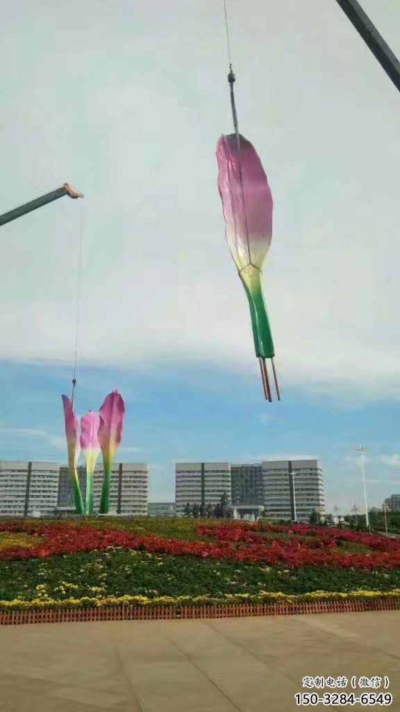 景觀蘭花雕塑 剪影玉蘭花雕塑 商業街雕塑 景觀蘭花雕塑 剪影玉蘭花雕塑 商業街雕塑