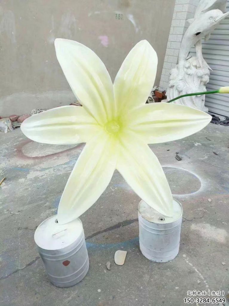 蘭花雕塑 拉絲玉蘭花雕塑 步行街雕塑 蘭花雕塑 拉絲玉蘭花雕塑 步行街雕塑