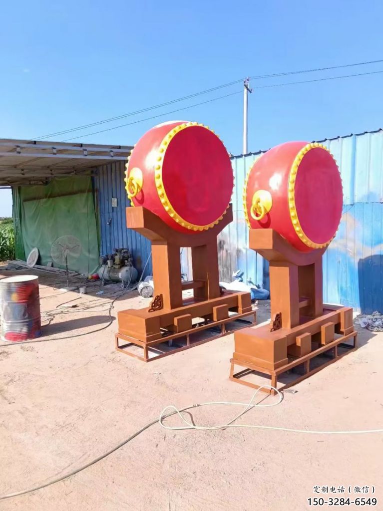 景觀戰鼓雕塑 剪影喜慶雕塑 商業街民族雕塑 景觀戰鼓雕塑 剪影喜慶雕塑 商業街民族雕塑