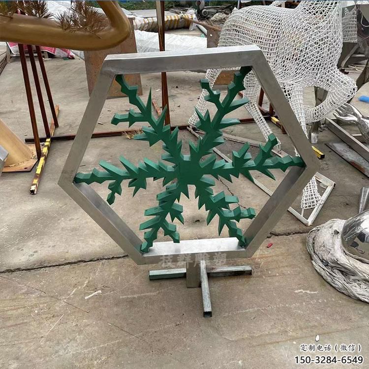 街頭雪花雕塑 大型別墅區雕塑 鋼管窗花雕塑 街頭雪花雕塑 大型別墅區雕塑 鋼管窗花雕塑