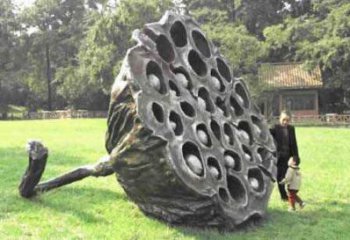 歐式蓮蓬雕塑 抽象希望植物雕塑 景觀雕塑