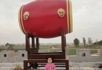 抽象戰鼓雕塑 啞光喜慶雕塑 室內民族雕塑