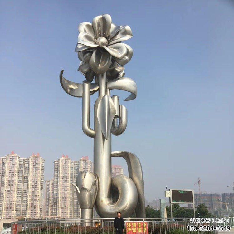 仿古喇叭花雕塑 騰飛花卉雕塑 房地產雕塑 仿古喇叭花雕塑 騰飛花卉雕塑 房地產雕塑