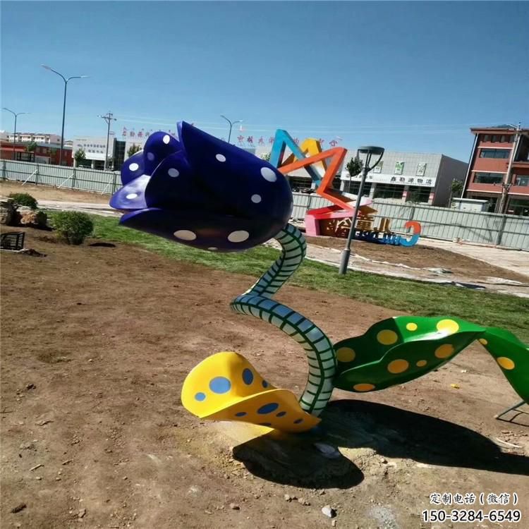 景觀喇叭花雕塑 剪影花卉雕塑 商業(yè)街雕塑 景觀喇叭花雕塑 剪影花卉雕塑 商業(yè)街雕塑