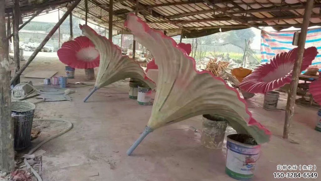 喇叭花雕塑 歐式步行街花卉雕塑 大型雕塑 喇叭花雕塑 歐式步行街花卉雕塑 大型雕塑