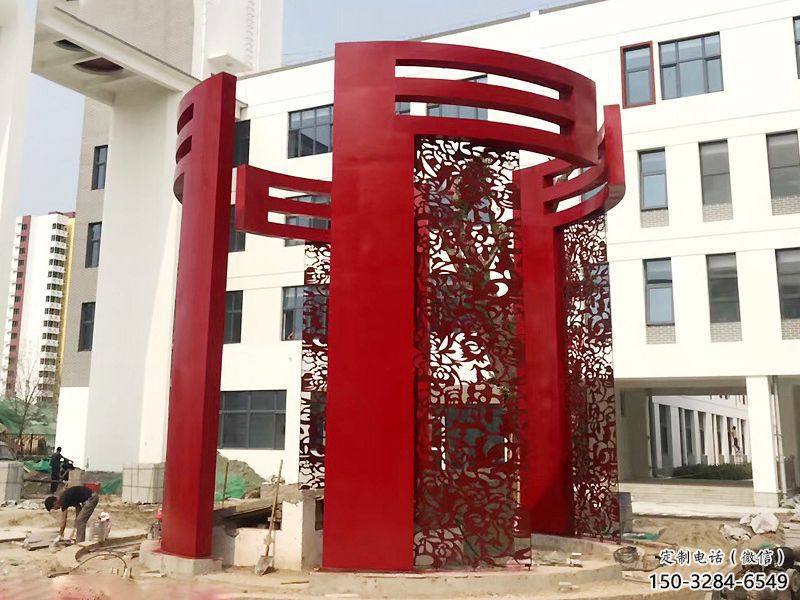 房地產大門雕塑,創意設計不銹鋼大門雕塑 房地產大門雕塑,創意設計不銹鋼大門雕塑