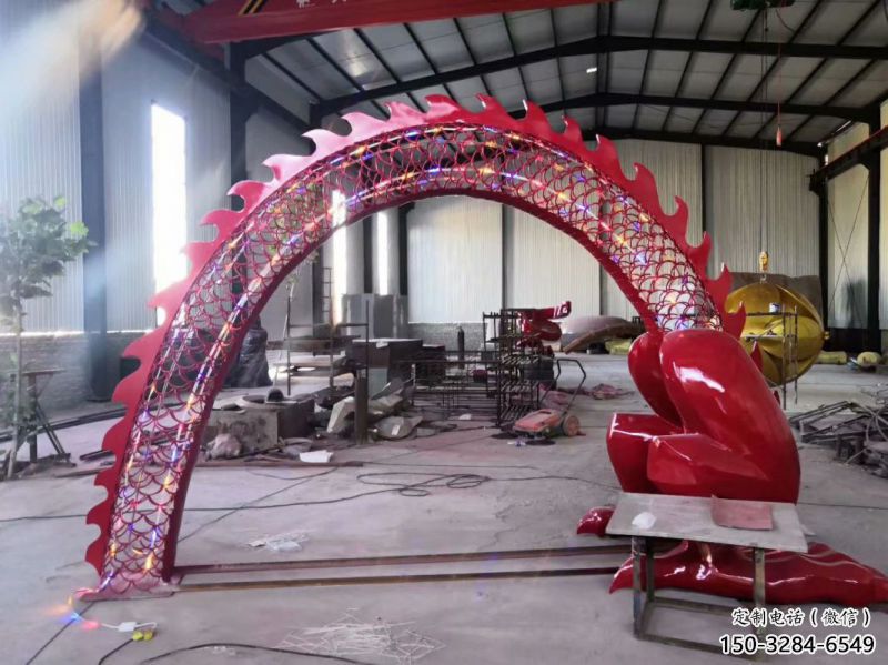 龍鱗大門雕塑 龍鱗大門雕塑