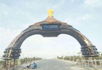 廣場(chǎng)大門雕塑