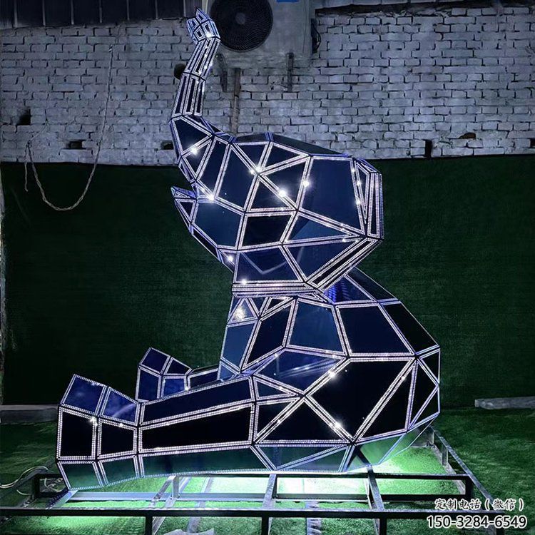 金屬大象景觀雕塑通用,城市雕塑,彩色鏤空大象雕塑指用 金屬大象景觀雕塑通用,城市雕塑,彩色鏤空大象雕塑指用