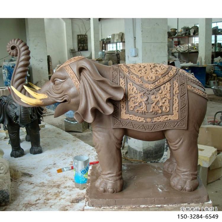 大象雕塑預定，景觀雕塑，戶外銅大象雕塑承接