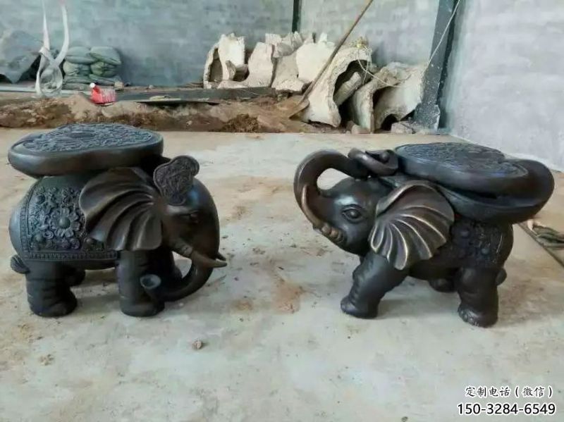 藝術大象雕塑優選，城市裝飾，銅大象雕塑訂做