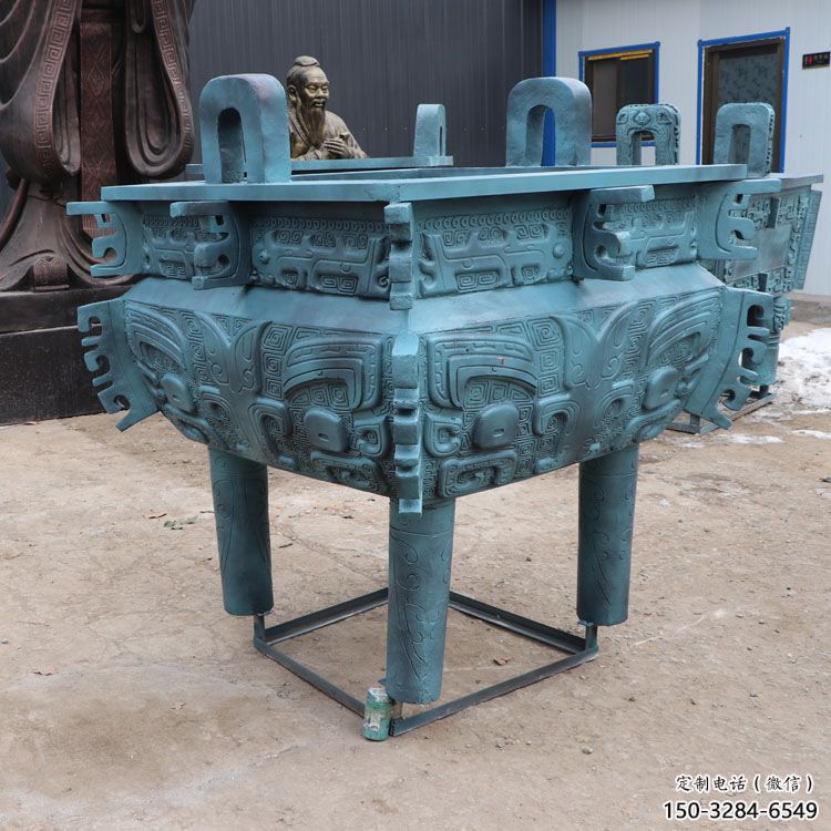古代青銅鼎雕塑制造 古代青銅鼎雕塑制造