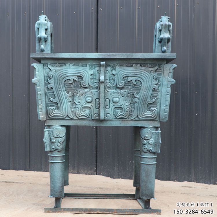 庭院福鼎雕塑 庭院福鼎雕塑