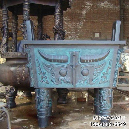 方鼎銅器雕塑 方鼎銅器雕塑