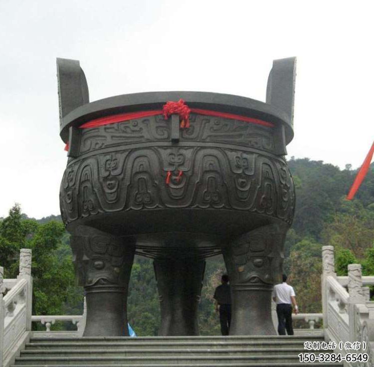 戶外鑄銅圓鼎銅雕生產 戶外鑄銅圓鼎銅雕生產